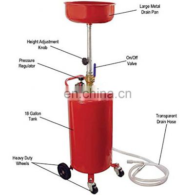 Portable Waste Oil Extractor Air-operated Car Tank Pneumatic Waste Oil Drainers