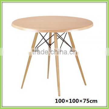 New Design Round Solid Wood Dining Table