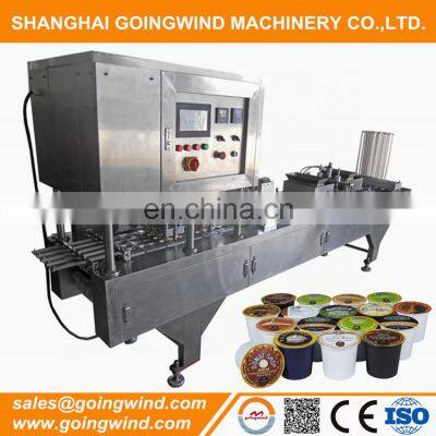 Automatic k-cup filling and sealing machine auto k-cup coffee capsule packing packaging equipment cheap price for sale