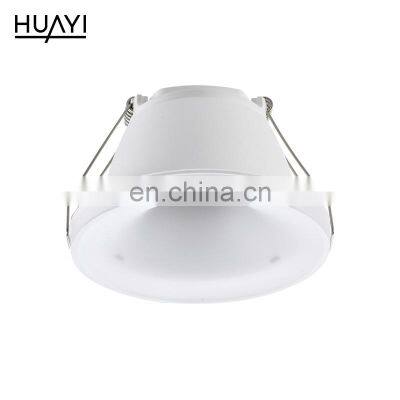 HUAYI Factory Wholesale White Color Pc Recessed Mounted 6w Indoor Museum Shop Market Led Spotlight