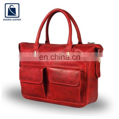 Hot Sale Eye Catching Modern Luxurious Genuine Leather Women Handbag