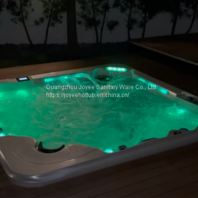 JOYEE OEM Luxury 133 Massage Jets Cheap Price Family Party Massage Spa Hot Tub For Outdoor