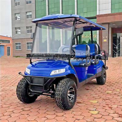 2023 luxury electric golf cart 4+2 seat beach car
