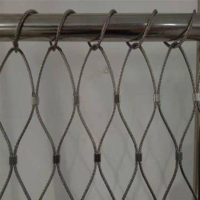 304 braided stainless steel rope net, campus anti-falling net, bridge fence protection net, stair fence net
