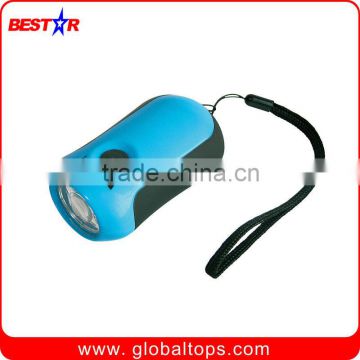 Promotional Dynamo flashlight with CE ROHS approved