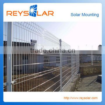 Solar Mounting Power Planted Welded PVC Coating Mesh Fence for Ground Solar Plant