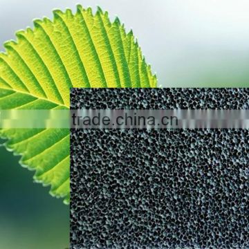 Activated air filter foam Activated carbon filter foam in filter meshes for sale