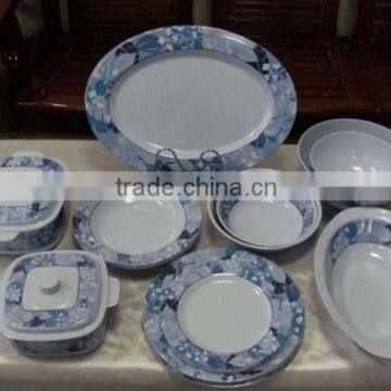 30% and 100% melamine plastic dinner sets