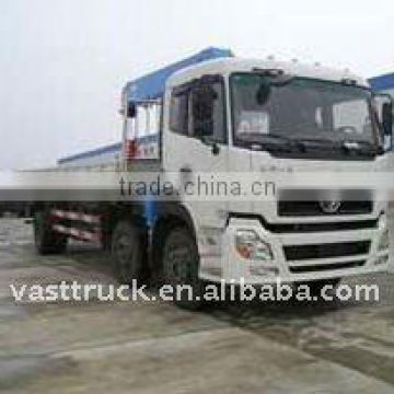 Dongfeng Tianlong small-scale triaxial truck mounted crane