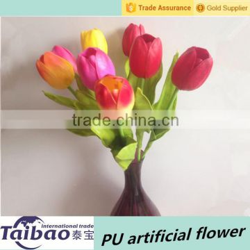 Alibaba gold supplier factory direct wedding real touch tulip flower