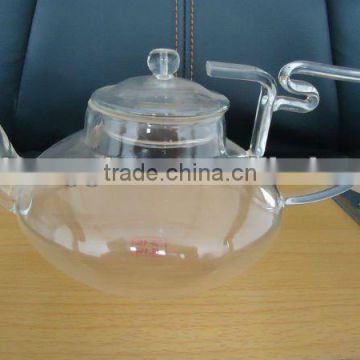 HOT SALE food grade borosilicate glass teapot 800ml