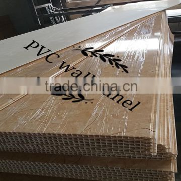 Stocked decorative PVC wall covering panel board