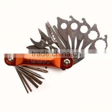 2015 bicycle repair multi tool with 16 accessories