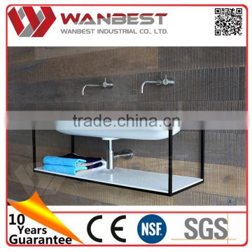 Latest Fashion discount resin marble counter top wash basin