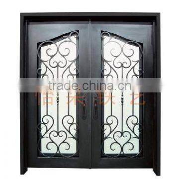 Flat Top Forged Iron Door