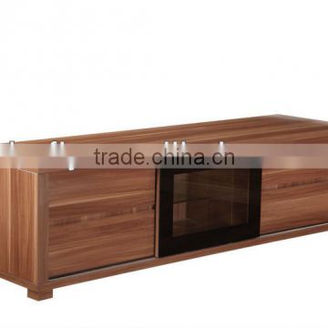 Modern wooden sliding door tv stand