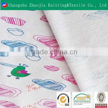Changshu textile custom popular pattern cotton printed fabric for bedding fabric