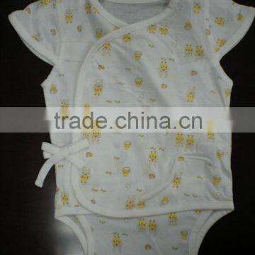 2016 Ready for wear high quality pure soft cotton new born baby romper