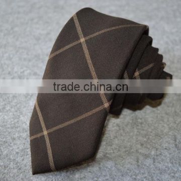 Handmade Business Checked Striped Printed Cotton Necktie