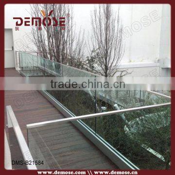 demose exterior glass fence for terrace