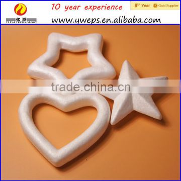 craft with white polyfoam stars,styrofoam star