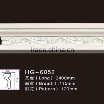 HG6052 pu line moulding/pu foam skirting line moulding/inner decorative pu moulding