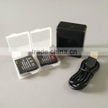 Portable Dual USB Travel Charger For Xiaomi Yi Battery