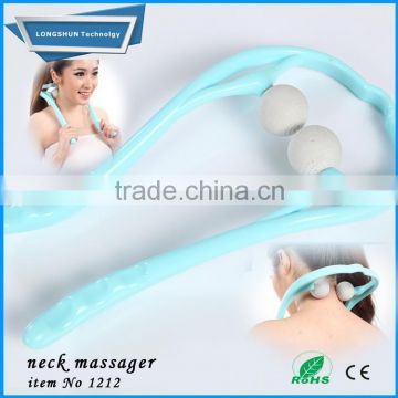 Personal plastic manual neck massager,cervical spine therapy neck massager