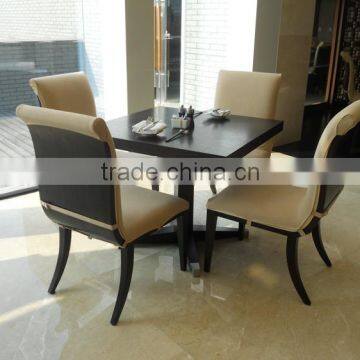 Environmental friendly lacquer solid wood leg love making restaurant chair