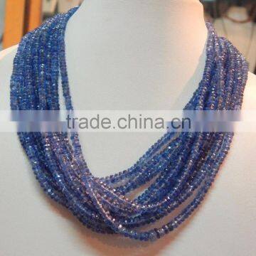 Natural Kyanite Faceted Beads, wholesale price