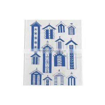 100% cotton embroidered tea towel