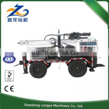 260m hydraulic trailer portable borehole SLY510 used truck mounted water well drilling rig