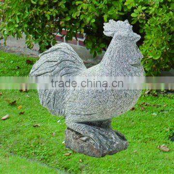 Garden Cock Stone Sculpture