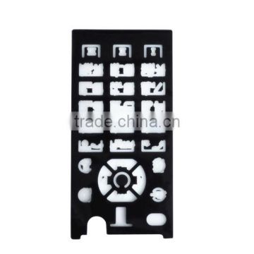Plastic & silicone OEM manufacturer supplies eco-friendly waterproof silicon keypad