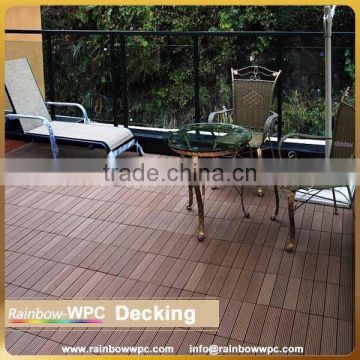 The factory wholesale wpc outdoor flooring surface with groove and woodgrain