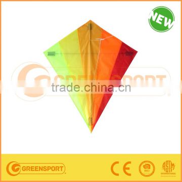 outdoor colorful and safety diamond kite for kids from china manufacture