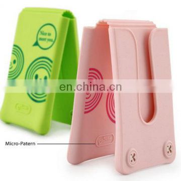 Factory directly price magnet silicone business card holder