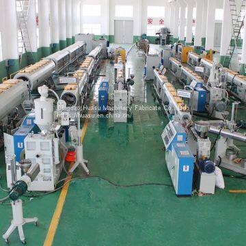 PE Water Supply Gas Distribution Pipe Production Line