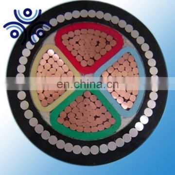 PVC insulated and sheathed SWA types of electrical underground electric heating cable