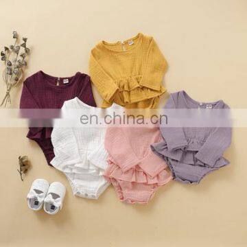 Ins Europe and America baby new long sleeve Romper