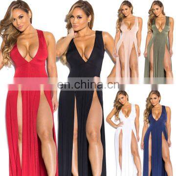 New design sexy maxi dress for women 2020 summer