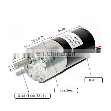 12V small dc motor gearbox for printer