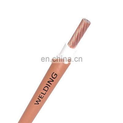 Solid Copper CCA CCS Welding Cable Rubber Insulation Welding Cable