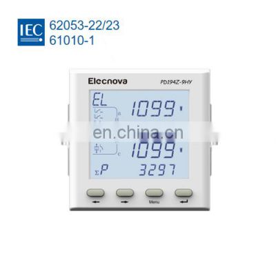PD194Z-9HY 3 phase bi-directional energy LCD multifunction power meter