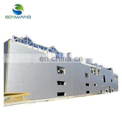 Industrial structural steel multi-storey fabrication warehouse building