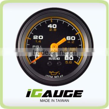 Traditional Auto Gauge, 52mm Mechanical Gauge,270 degree scale,oil pressure gauge