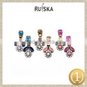 EXQUISITE STUD EARRINGS,CRYSTALS EARRINGS JEWELRY