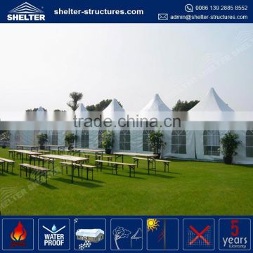 Durable and long life span waterproof white church tents with chair for 3000 seater yurt luxury tent mongolian