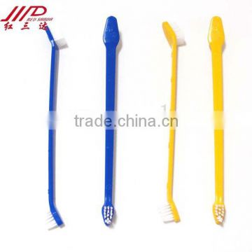 plastic long handle pet toothbrush