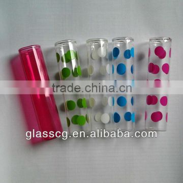 colored borosilicate glass tubes